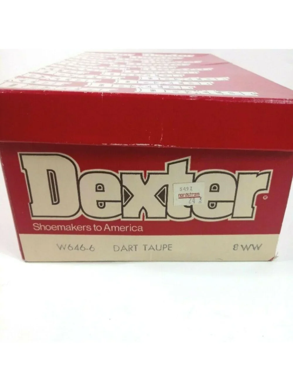 Dexter Vintage Leather Oxford Shoes Mens 8WW Brown Made In USA Career Work